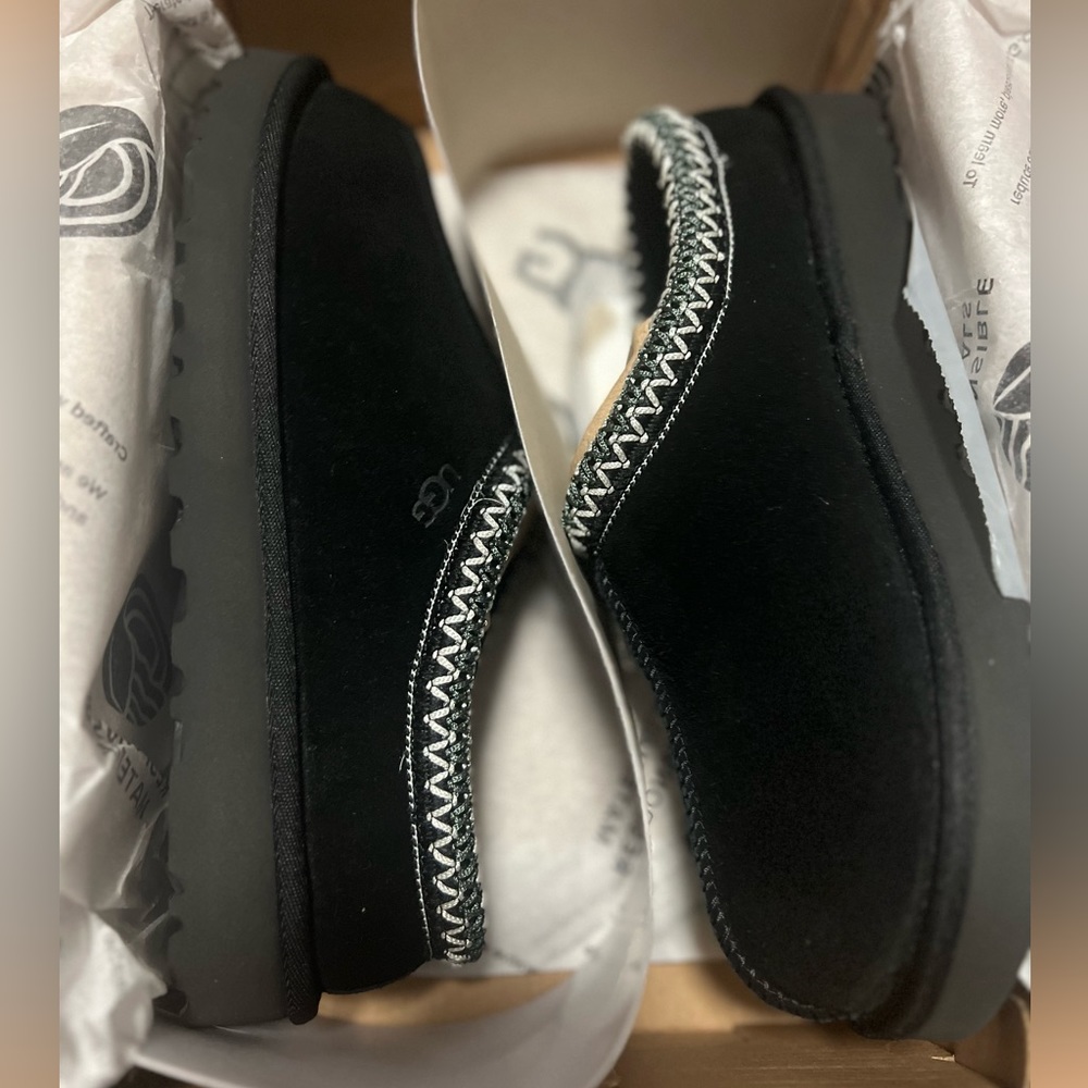 Ugg Women's Tasman Slipper Black Size 6 New In Box